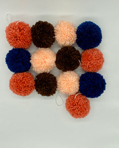 Peaches PomPom Garland