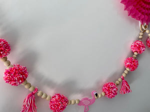 Boho Pineapple and Pompom Garland